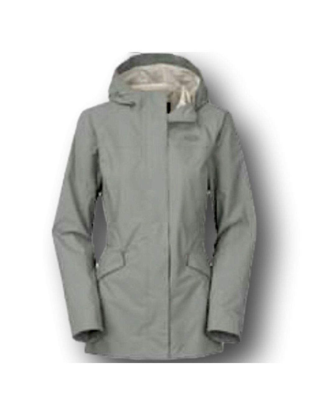 NORTH Face Rain jacket. Light sage.